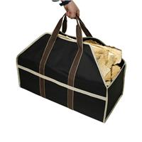  Large Heavy-Duty Firewood Carrier Bag with Reinforced Trim